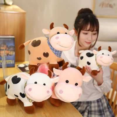 【CC】 Little Cows Children Stuffed Dolls Kid’s Room Throw Bedroom Couch Decoration