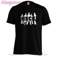 YH beck Mongolian เสื้อยืดแขนสั้นพิมพ์ลายโลโก้สำหรับผู้ชาย