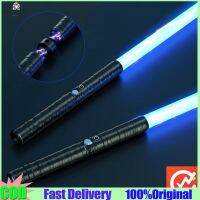 Lzyancylightsaber ดาบคอสเพลย์ไลท์เซเบอร์แบบชาร์จไฟได้,อาร์จีบี2ชิ้นสามารถเชื่อมต่อหนึ่ง7สีที่จับโลหะผสมขั้นสูง【cod】