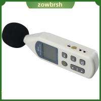 ZOWBRSH 30dB ไปยัง130dB เครื่องวัดเดซิเบล จอแสดงผล LCD แบ็คไลท์ ถ่วงน้ำหนัก a/c อุปกรณ์วัดเสียงรบกวน มือจับแบบมือถือ เดซิเบลเครื่องทดสอบการตรวจสอบ บ้าน, สำนักงาน, โรงงาน