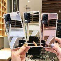 {Taoyitao Case} กระจกแต่งหน้าเคสสำหรับ Vivo Y16 Y35 Y22 Y22S Y02 Y02S Y12 Y15 Y17 Y19 Y33S Y21S Y31 Y53S Y20S ฝาครอบซิลิโคน TPU นุ่ม Y20i