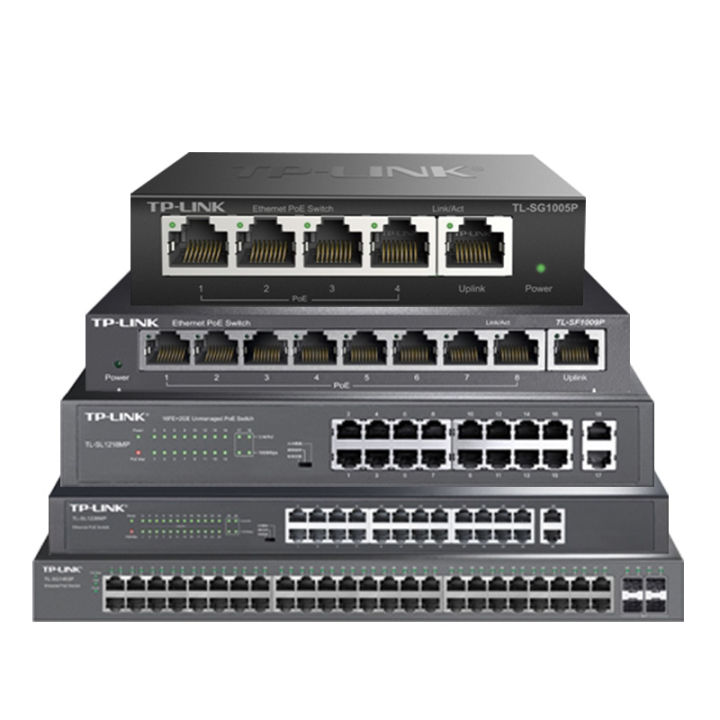 TPLINK 4-port, 5-port, 8-port, 10-port Gigabit 100-megabit switch 16/24 ...