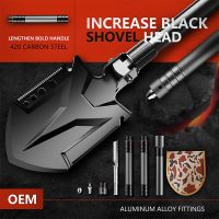 Multi-Functional Engineering Shovel Set Wild Survival Tool Military Camping Equipment Folding Shovel With A Free Bag