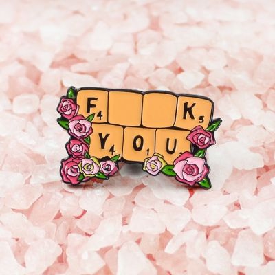 【CW】 New Fashion Floral  keyboard Brooches Enamel Lapel Pins Shirt Badge Jewelry gifts