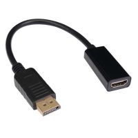 DP to HDMI-compatible Male to Female Cable Adapter 1080P Converter Adapter Cable for PC Display Laptop Projector HD Audio