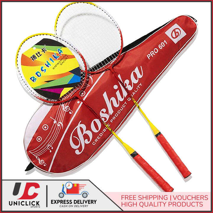 2 pcs Badminton Racket UIltra Light and Durable Unisex Badminton Racket