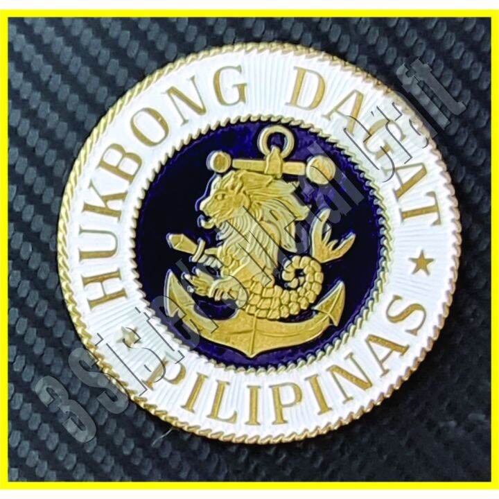 Hukbong Dagat Philippine Navy Car Emblem Molder Type Brass