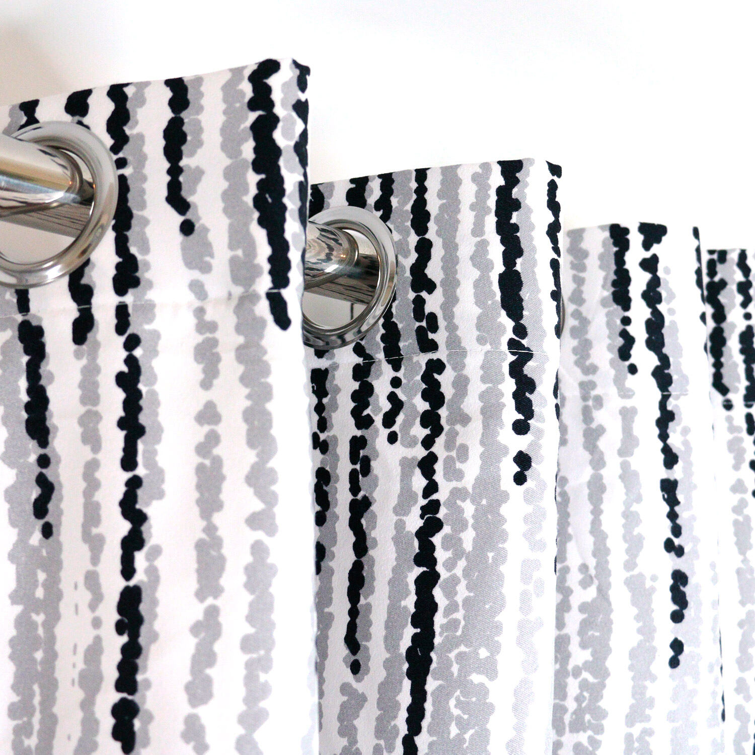 HOOK/Ring Type 3D Langsir Semi Blackout Printed Fabric Curtains Simple Shading Living Room Bedroom Balcony Curtains