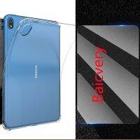 Shock Proof Casing for Nokia T20 10.4 inch Soft TPU Silicone Cover and Tempered Glass Screen Film