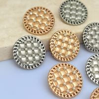 18/23/25MM Vintage Pearl Beaded Design Round Metal Buttons Of Clothing Wholesale High Quality Fashion Decor Button Makers Sewing