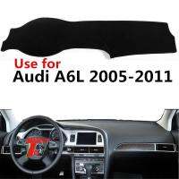 เส้นใยโพลีเอสเตอร์ Anti Uv รถฝาปิดแผงควบคุม Dashmat สำหรับ Audi A6l 2005 2006 2007 2008 2009 2010 2011