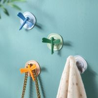 Punch Free Magnetic Hook 4 PCS Adhesive Wardrobe Furniture Small Home Pocket Key Holder Cute Storage Wall Ornaments Room Decor Picture Hangers Hooks