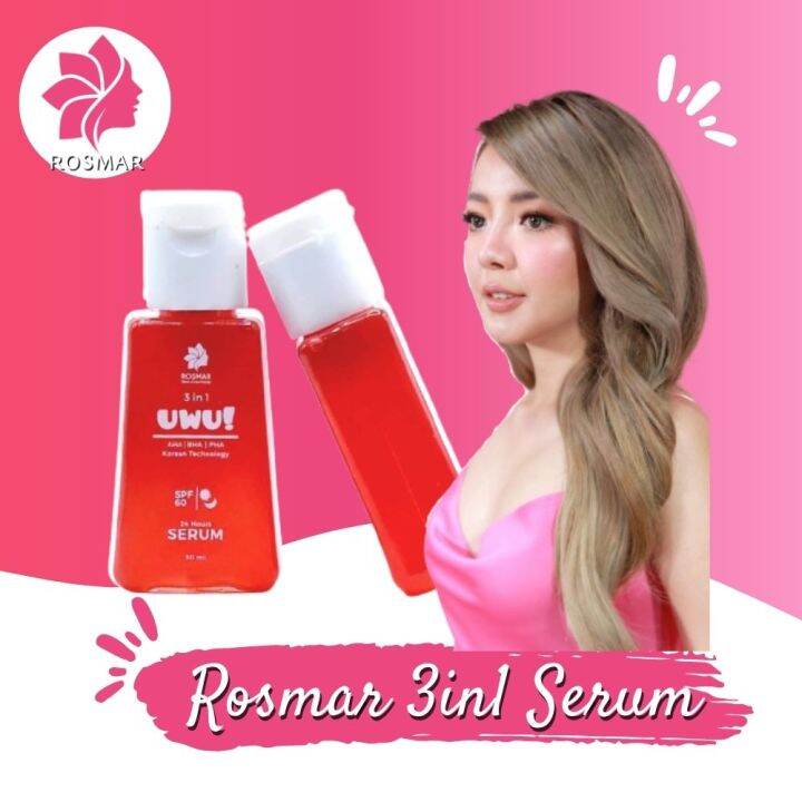 Rosmar UWU 3in1 Serum 30ml (AHA | BHA | PHA Serum Korean Technology ...