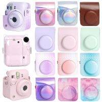 สำหรับ Fujifilm Instax Mini 12กล้องสำเร็จรูปเคสป้องกันแบบพกพาสำหรับอุปกรณ์สวมครอบพร้อมสายคล้องไหล่กล้อง