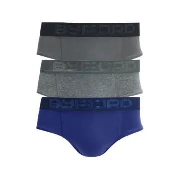 3 Pcs) Byford Mens 100% Cotton Mini Brief Underwear Assorted Colours -  BUD5233M