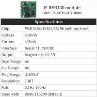 RM3100รุ่น TTL RM3100รุ่น TTL เข็มทิศ RM3100เซ็นเซอร์ตรวจจับแม่เหล็กเกรดทหารความแม่นยำสูงเข็มทิศอิเล็กทรอนิกส์ดิจิตอลสำหรับและอีกมากมาย Arduinos -น้ำยาล้างเซ็นเซอร์ออกซิเจน