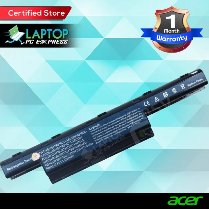 Acer Laptop notebook battery model AS10D51 Lazada PH
