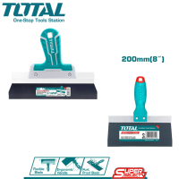 TOTAL เกียงขูดสี / เกียงโป้วสี หน้ากว้าง ขนาด 8 นิ้ว รุ่น THPUT78200 / THPUT20011 ( Drywall Taping Knife )