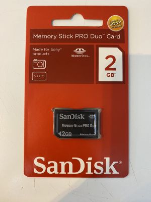 SanDisk Memory Stick Pro Duo Card 2GB
