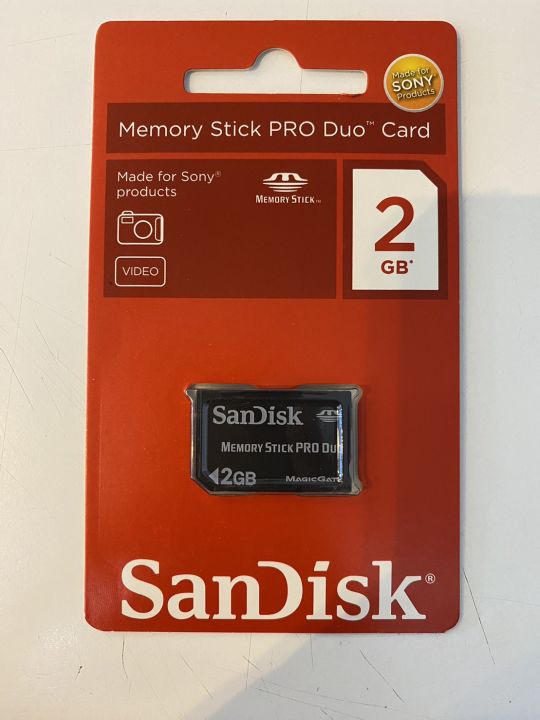 SanDisk Memory Stick Pro Duo Card 2GB Lazada.co.th