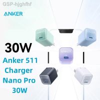 Hjghfhf เครื่องชาร์จ USB C GaN 30W 511 Nano 3 Pro PIQ 3.0พับได้ PPS ชาร์จเร็วสำหรับ iPhone 14Pro1 3pro/ 13ProMax GalaxyiPad