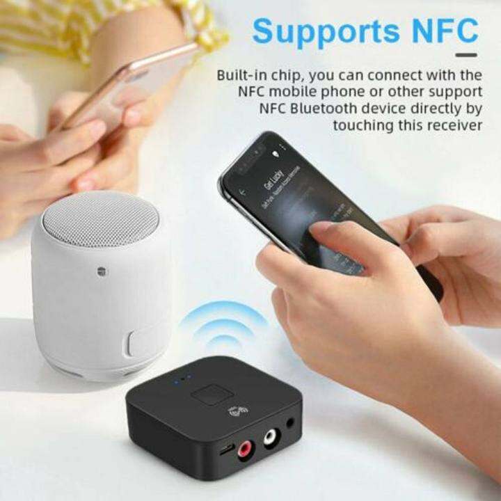 แจ็ค-aux-อะแดปเตอร์เสียง-ตัวรับสัญญาณ-nfc-บลูทูธไร้สาย5-0-aptx-ll-rca-3-5mm