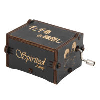 Spirited Away Beauty And The Beast Pirates Of The Caribbean Vintage ประณีตไม้ Hand Cranked Music Box โบราณแกะสลักงานฝีมือตกแต่งบ้านเครื่องประดับเด็กวันเกิดของขวัญ