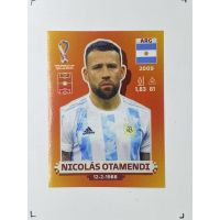 Nicolas Otamendi สติ๊กเกอร์สะสม ฟุตบอลโลก world cup 2022 Argentina ของสะสมทีมฟุตบอล อาร์เจนตินา อาเจนติน่า