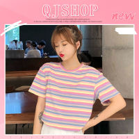 QJshop ?ผ้านิ่มใส่สบาย ใครๆก็นึกถึงเสื้อยืดรุ่นนี้☀️ สีน่ารักสุดพาสเทล แบ่งโทนคือปัง⚡️ พลาดได้ที่ไหน สาวหวานไม่ควรพลาด??