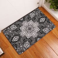 Nordic Colorful Mandala Carpet Living Room Floor Mat Girl Rug Floral Bathroom Area Hallway Bedroom Decor