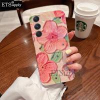 เคสซิลิโคนลายดอกไม้สำหรับเคสโทรศัพท์กาแลคซีเคสด้านหลัง Samsung กาแลคซี S23เคส FE