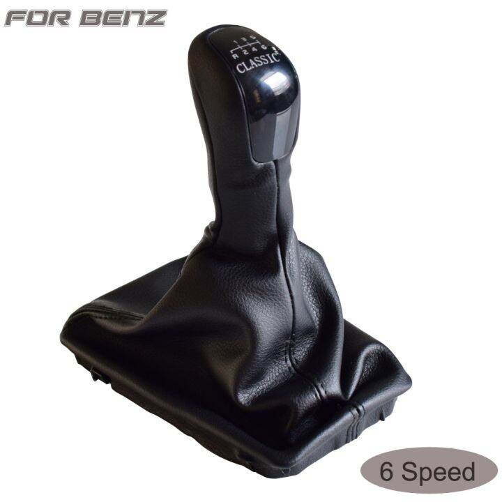 cw-car-manual-6-speed-gear-shift-knob-level-knob-with-leather-boot-cover-for-mercedes-benz-e-class-w211-s211-2002-2009