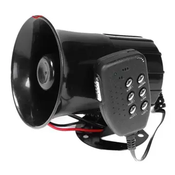 Shop Generic 12V 100W 7 Sound Tones Loud Horn Motor Auto Car Vehicle Truck  Warning Alarm Fire Ambulance Horn Speaker Loudspeaker Online