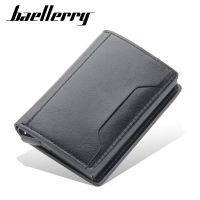 New Rfid Men Card Wallets Small Card Wallets Carbon Fiber Mini Mens Wallet High Qaulity PU Leather Slim Male Purses Card Holders