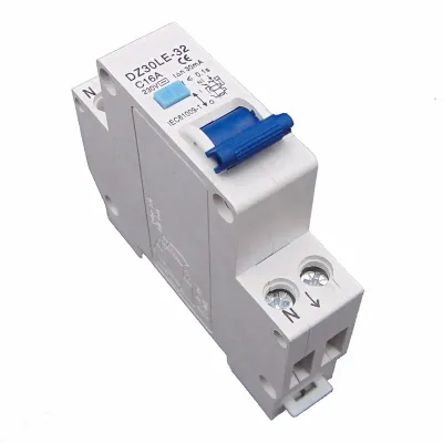 1pn 16a Rcbo 18มม. Tgc1le Dz47le-32 6ka เบรกเกอร์กระแสไฟตกค้างที่30ma ป้องกันการรั่วและป้องกันการรั่วซึม