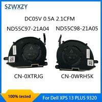 SZWXZY For Dell XPS 13 PLUS 9320 CPU GPU Cooling Fan 0XTRJG 0WRH5K XTRJG WRH5K ND55C98-21A05 ND55C97-21A04 DC05V 0.5A 2.1CFM