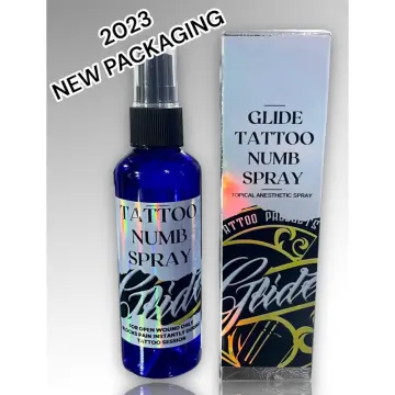 Derma Numb Tattoo Anesthetic SPRAY During Tattooing  Custom Irons