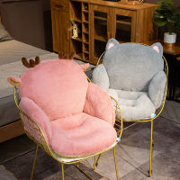 Home Decor Cushion Integrated Office Pink Cushion Chair Students Seat Domestic Backrest Pillow Soft Throw Pillows Floor Cushion