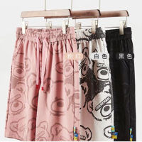 Summer 2022Full Printed Bear Casual Fifth Pants Mens Fashion Brand Ins Hong Kong Style Printed Oversize Shorts 5Xl