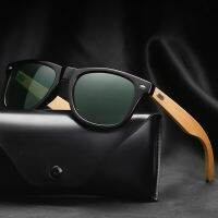 Classic Bamboo Wood Sunglasses Brand Design Men Women Coating Mirror Sun Glasses Fashion Sunglass Retro Glasses UV400 Shades Cycling Sunglasses