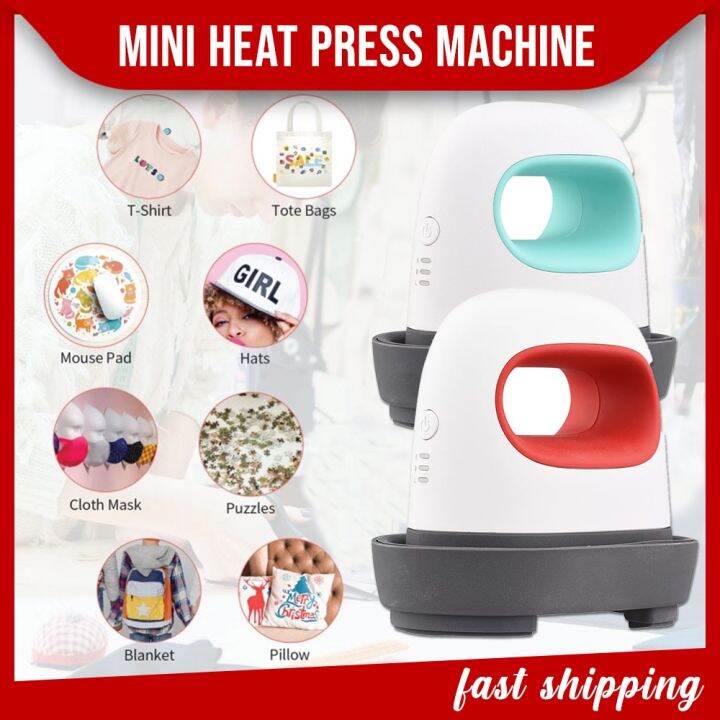 Mini Heat Press Machine T-Shirt Printing Easy Heating Transfer