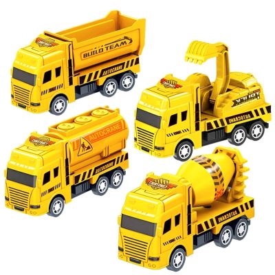 Inertia Model Engineering Car Toy Vehicle Construction Vehicle Sandbox Toy for Kids Xmas Stocking Stuffings Toy