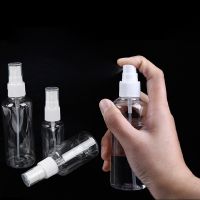 【CW】 1pc Plastic Bottle Refillable Hand Sanitizer Spray Perfume Transparent