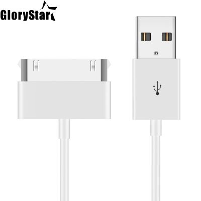 1PCS 3.2 Feet 1M White Color USB Sync and Charging Cable for Apple IPhone 4/4s  IPhone 3G/3GS  IPad 1/2/3  IPod Cables  Converters