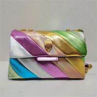 【hot】❖▦  New Arrival Patchwork Purse Metal Shoulder Handbag Colorful Stitching body