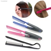 ♣ 1PC Useful Hair Straighten Salon Comb Hairdressing Smooth Tool Hold Tongs Hair Styling Tools for Women Hair Brush Straightener