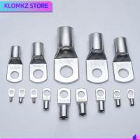 KLOMKZ 10Pcs 16-35mm2 ทองแดงชุบดีบุก รูสลักเกลียว Lugs RING ประเภทเอสซี ชุดเชื่อมต่อสายเคเบิล คีมปลายขั้วจมูกแบบมีสาย