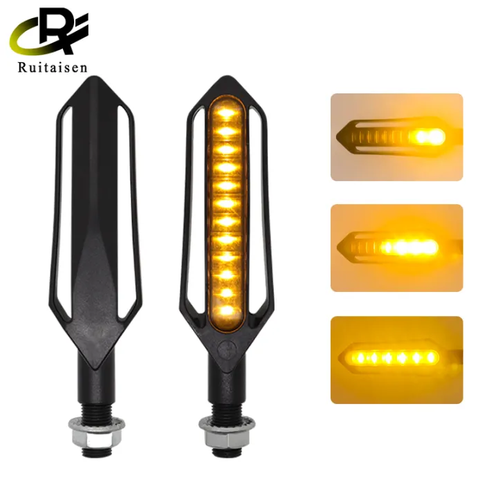 Motorcycle turn signal Lights Flowing flicker led Blinkers Lazada PH