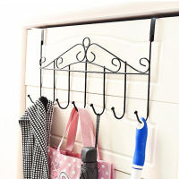 【cw】 Iron Punch-Free Door Rear Bathroom Towel Hook Creative Door Back Hanger Clothes Hook Coat Hook Nail-Free Hanger ！