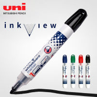 4ชิ้นล็อต UNI ปากกาไวท์บอร์ด PWB-202 Erasable รอบเคล็ดลับน้ำที่ใช้เครื่องหมายเหมาะสำหรับสำนักงานการฝึกอบรมอุปกรณ์ห้องเรียน